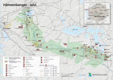 Hämeenkankaan talvikartta
